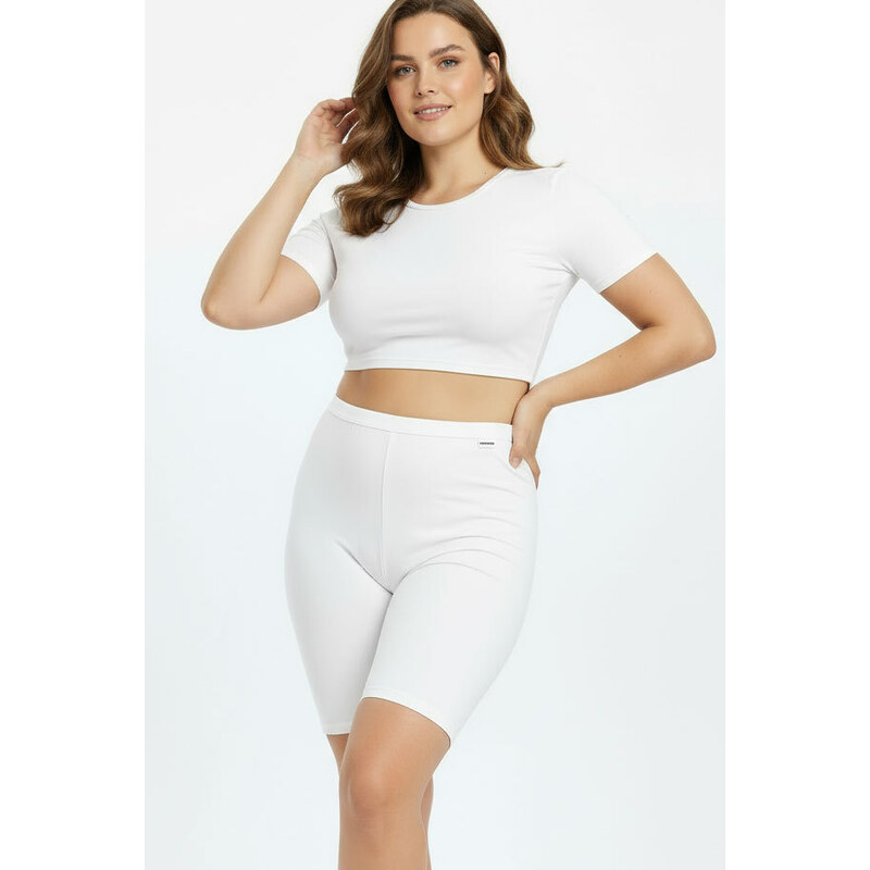 Glara Bavlnené boxerky s dlhými nohavicami - aj nadrozmerné 27069550