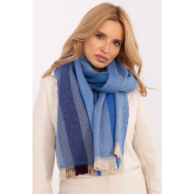 MladaModa Viskózový dámsky šál s pásikavým vzorom model 30119 farba 65626698