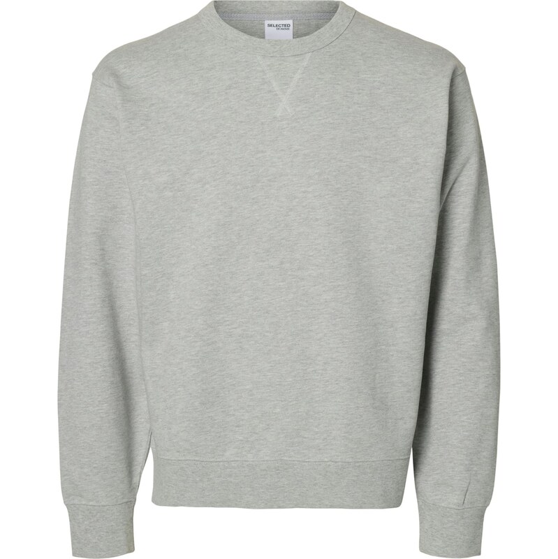 SELECTED Mikina SLHLUKE sivá 66222240