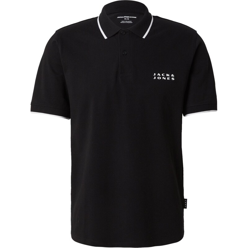 JACK & JONES Tričko JCOSTANCE čierna / biela 65284049