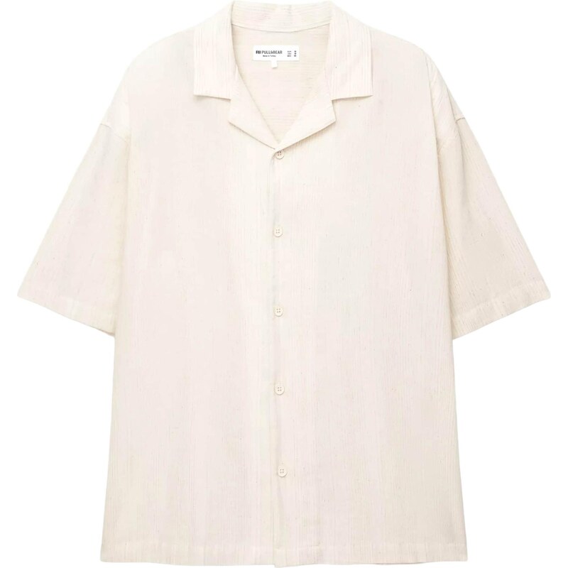 Pull&Bear Košeľa béžová 65891308