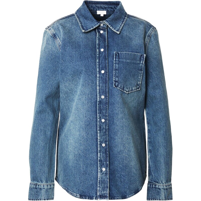 Lala Berlin Blúzka Beks modrá denim 65891431