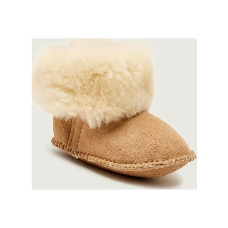 EMU Australia Kožené detské capačky Baby Bootie Deluxe | s prímesou 65279499