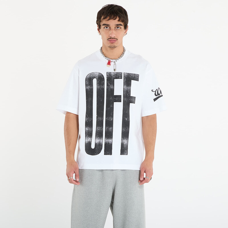 Tričko Off-White Big Off Diag Skate S/S Tee White/ Black L 65285043
