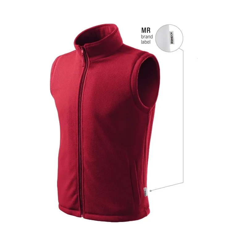 MALFINI, a.s. Next fleecová vesta unisex marlboro red 23 (štítok 66083996