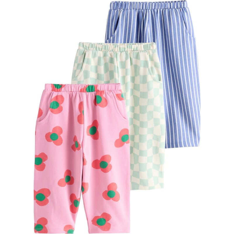 Next Nohavice zafírová / zelená / pastelovo zelená / ružová 65658744