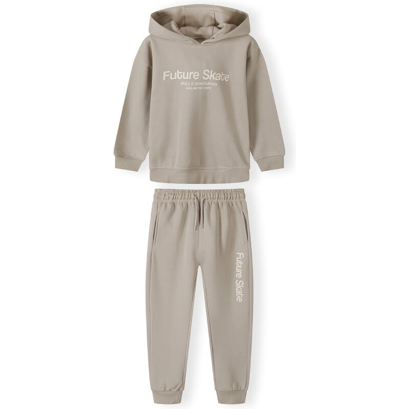 MINOTI Joggingová súprava svetlobéžová / tmavošedá 65661108