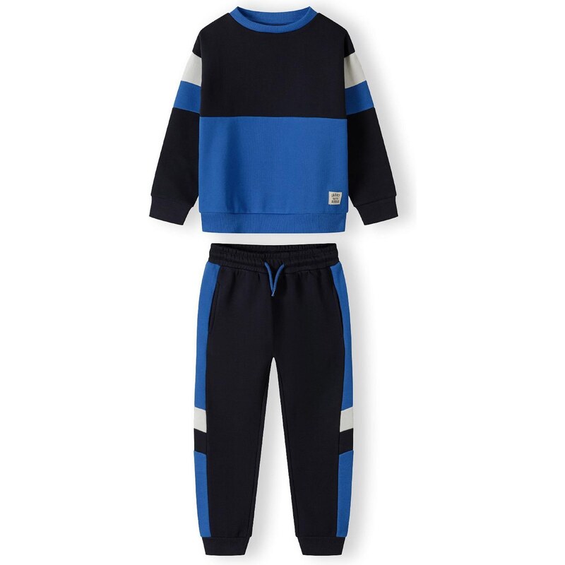 MINOTI Joggingová súprava modrá / námornícka modrá / biela 65661122