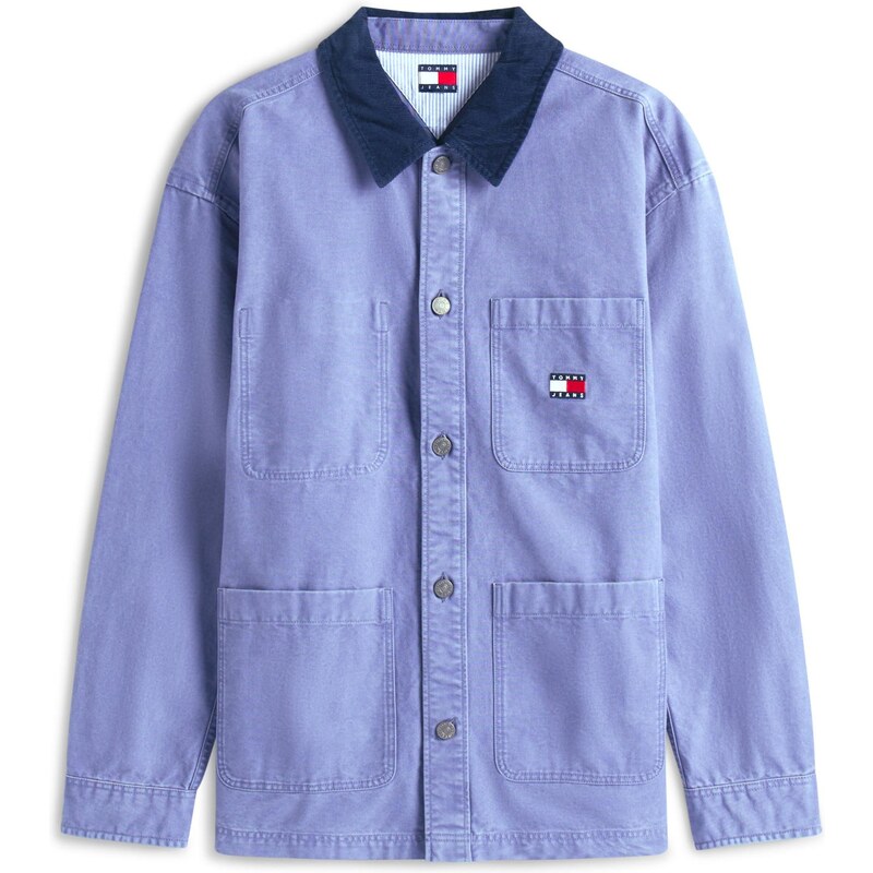 Tommy Jeans Prechodná bunda námornícka modrá / modrosivá 65663216