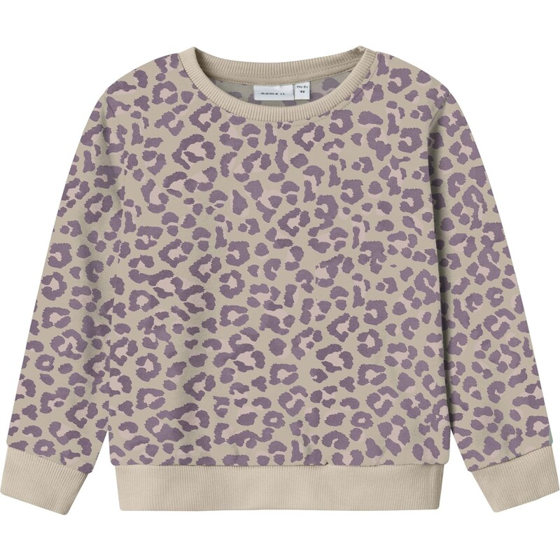 NAME IT Mikina DAVINA piesková / svetlofialová 65323826