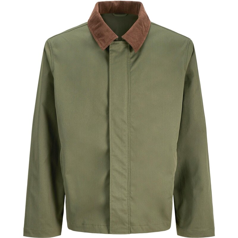 JACK & JONES Prechodná bunda JJWILLIAM hnedá / zelená 65663099