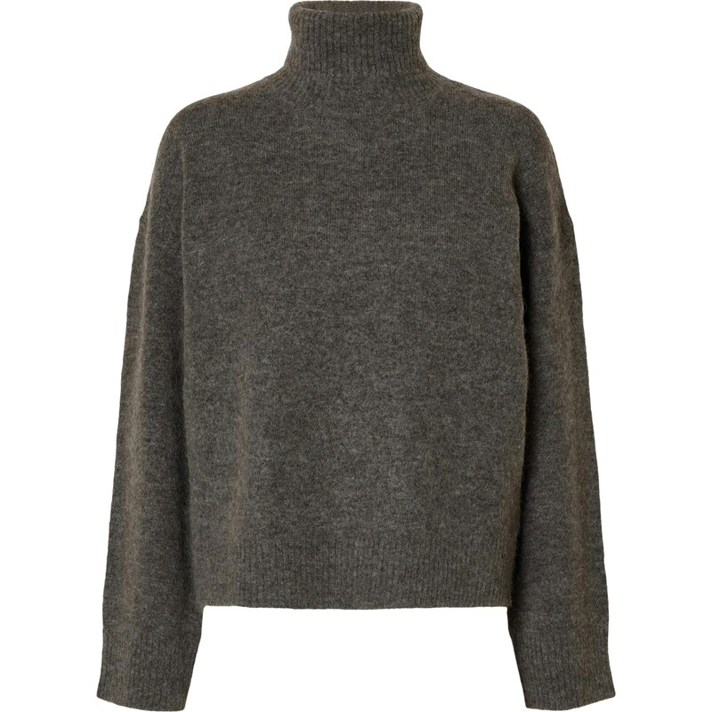 SELECTED Sveter SLFLulu tmavosivá 65286949