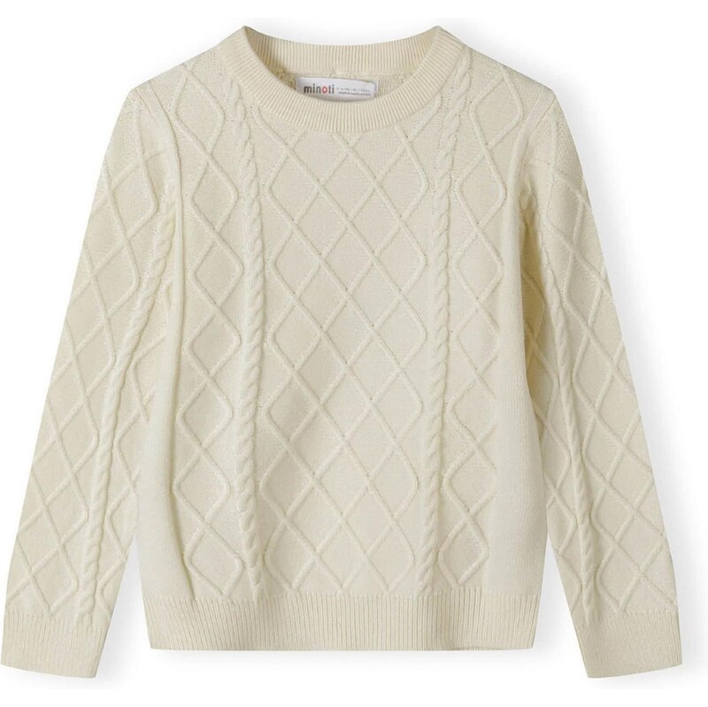 MINOTI Sveter biela ako vlna 65707642