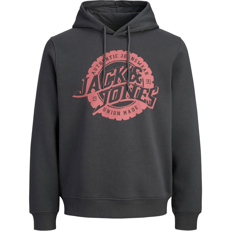 Jack & Jones Premium Mikina JPRBLUBARON burgundská / čierna 65457272