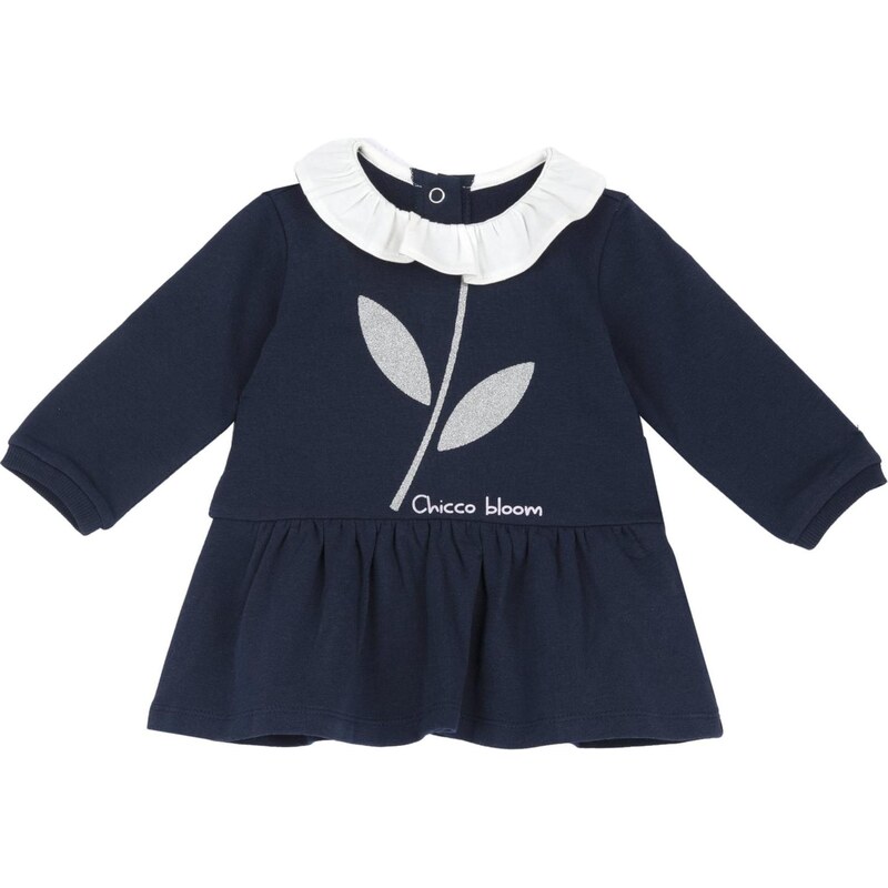 Chicco Šaty námornícka modrá / rosé / strieborná / biela 65286707