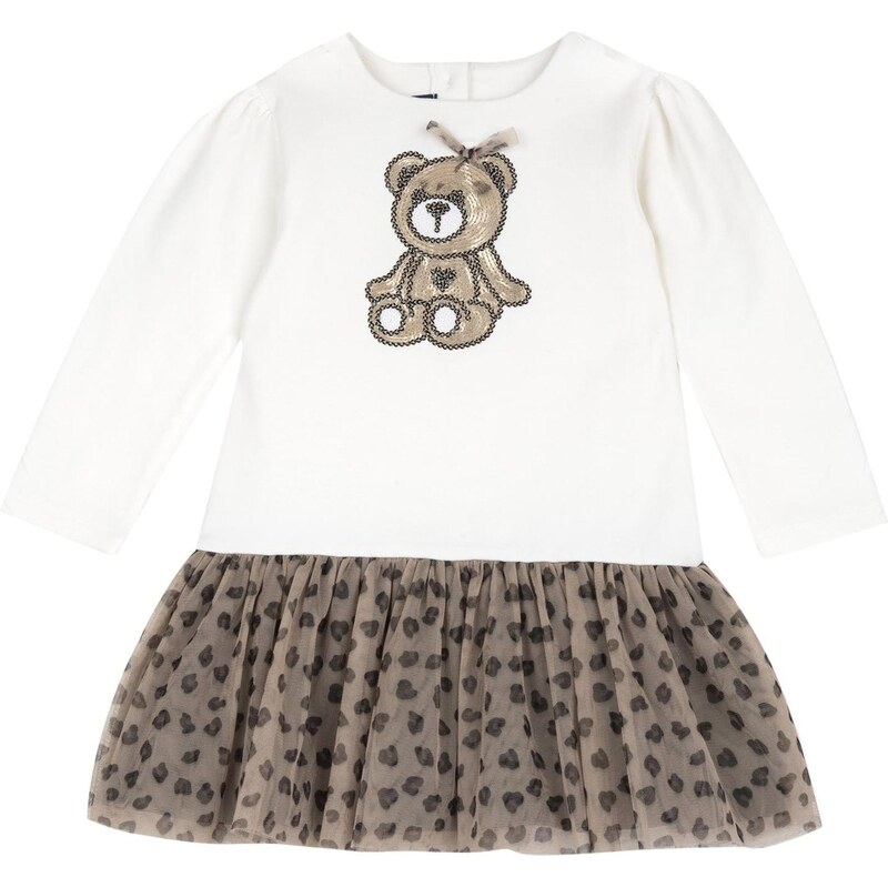 Chicco Šaty hnedá / čierna / biela 65286710