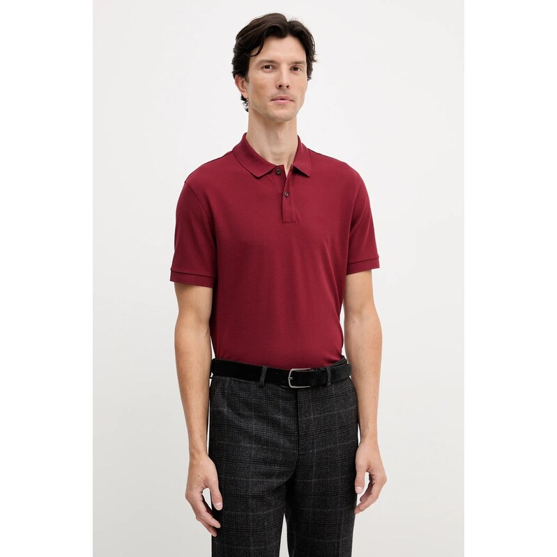 Bavlnené polo tričko BOSS Pallas 65295533