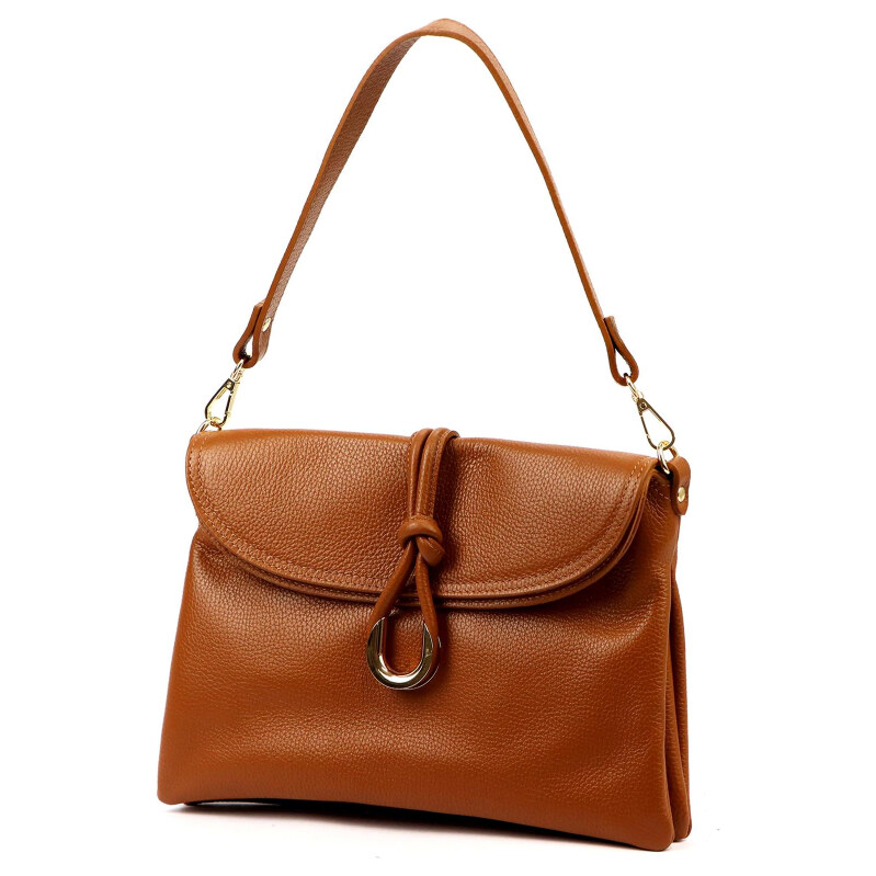 Kožená kabelka Luka hnedá KZ2258319 65291516