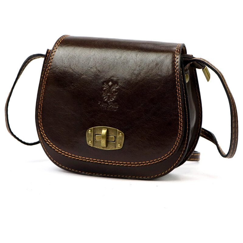 Kožená kabelka Gregorio hnedá KZ2232255 65291519