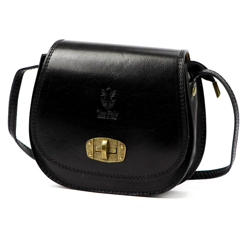 Kožená kabelka Gregorio čierna KZ2232253 65291523