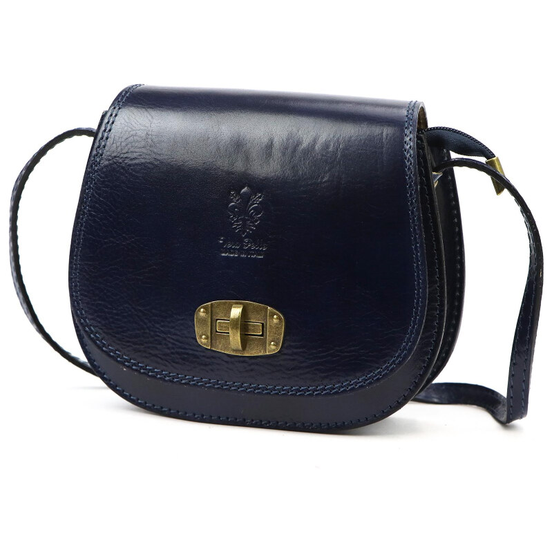 Kožená kabelka Gregorio modrá KZ2232254 65291522