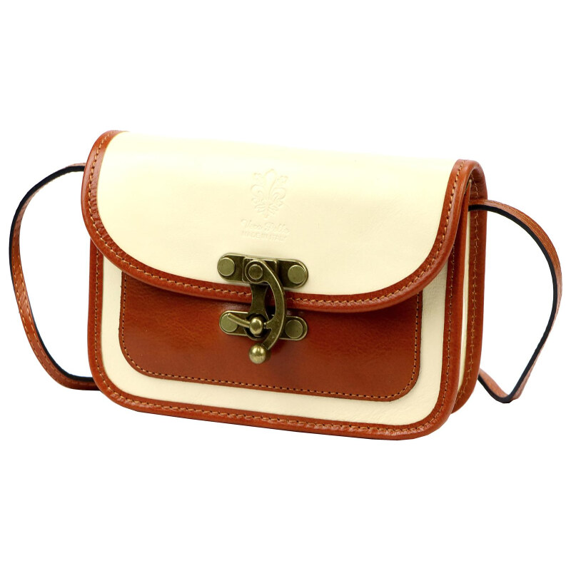 Kožená kabelka Florence hnedá KZ2258226 65291525