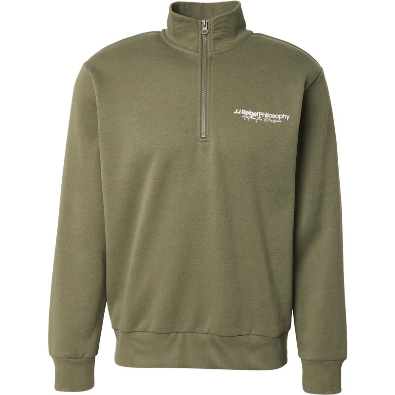 JJ Rebel Mikina JREBZACK olivová / biela 65695886