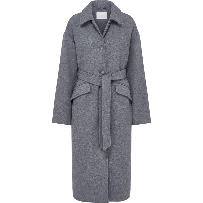 LeGer by Lena Gercke Prechodný kabát Anaida sivá melírovaná 66008986