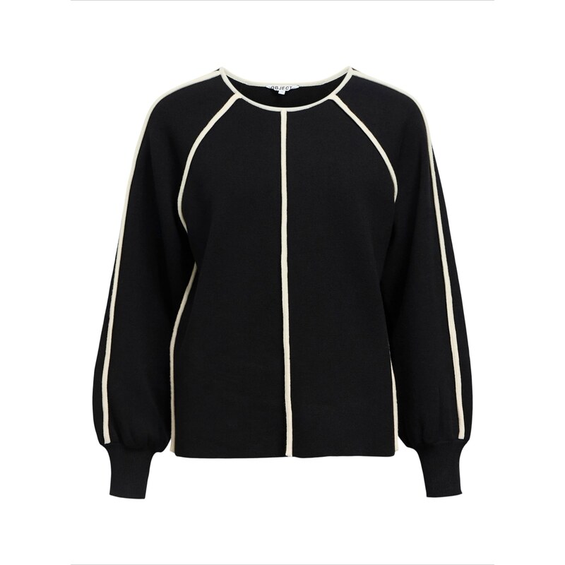 OBJECT Sveter OBJReynard čierna / biela 65662006