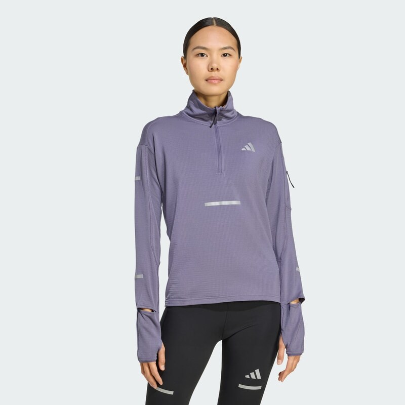 Adidas Bežecký top Adi365 CLIMAWARM+ Half-Zip 65293088