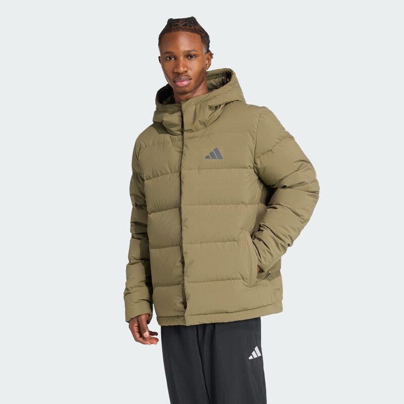 Adidas Páperová bunda skapucňou Helionic CLIMAWARM 65293370