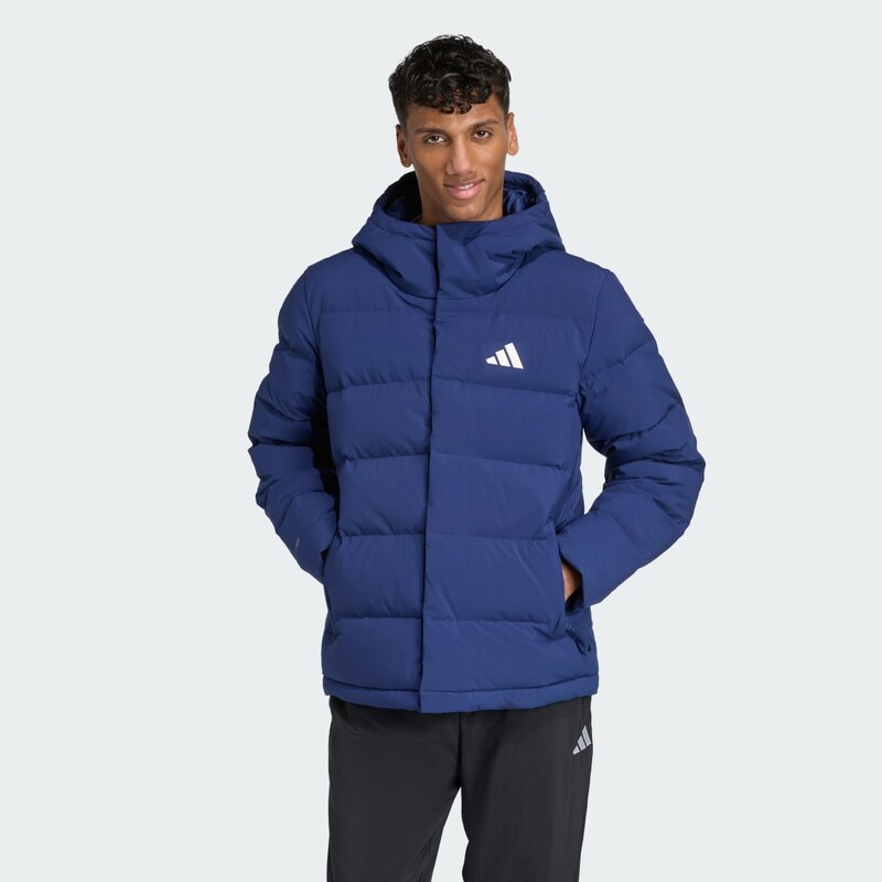 Adidas Páperová bunda skapucňou Helionic CLIMAWARM 65293371