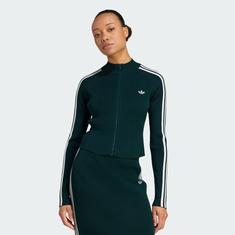 Adidas Teplákový top úzkeho strihu Adicolor 3 pásikmi 65293416