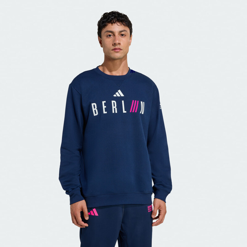 Adidas Pánska mikina BMW Berlin Marathon 2025 CREW SWEAT 65293494