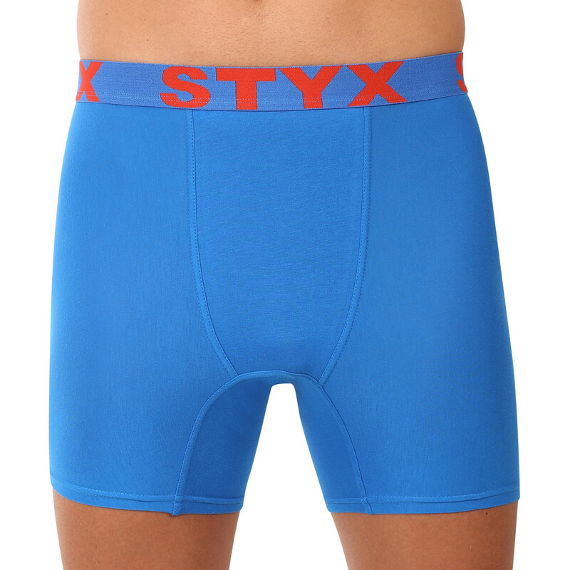 Pánske boxerky Styx long športová guma modré (UN1167) 65261003