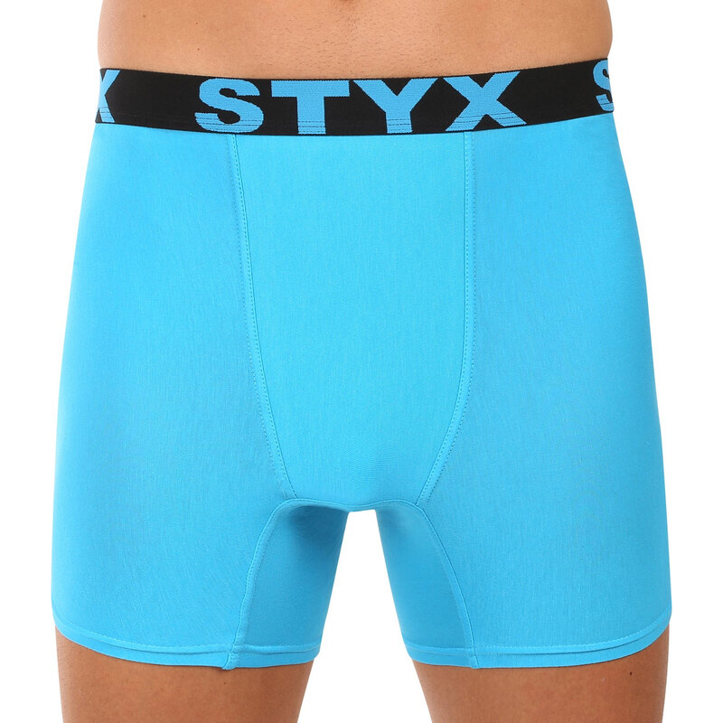 Pánske boxerky Styx long športová guma svetlo modré (UN1169) 65261004