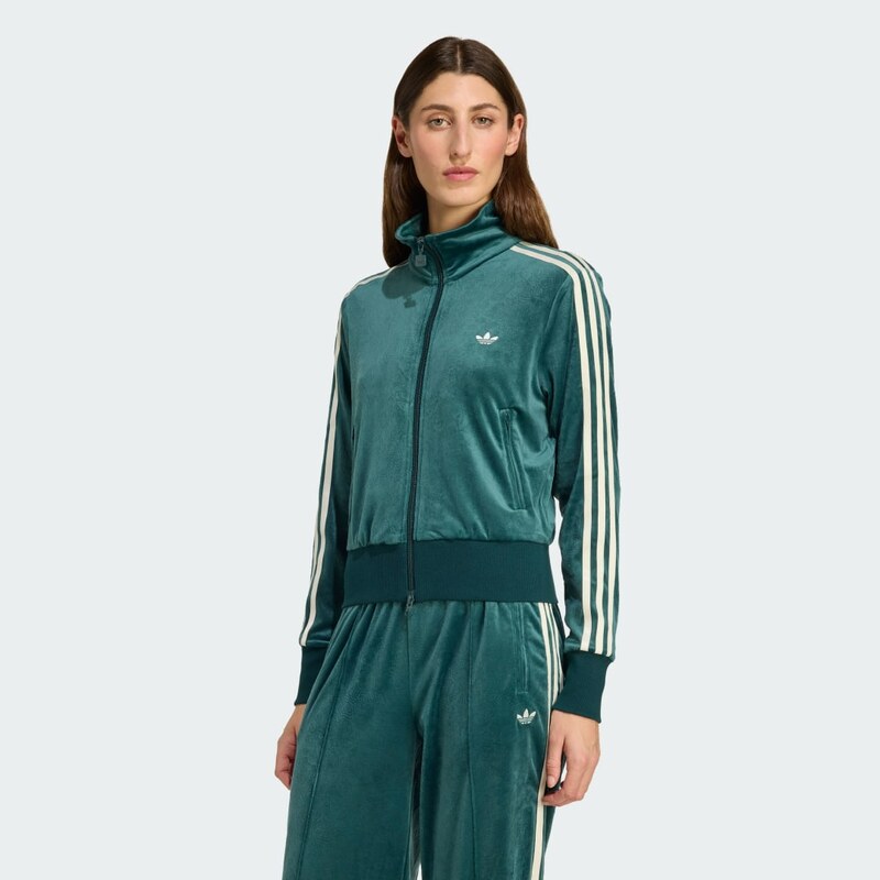 Teplákový top adidas Originals x Liberty London Debossed Velvet 65485644
