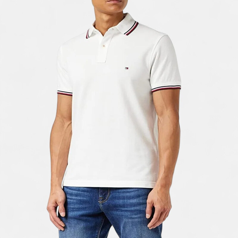 Pánské bílé polo triko Tommy Hilfiger M56373 65296116