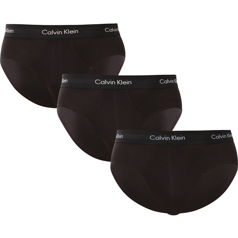3PACK pánske slipy Calvin Klein čierne (U2661G-VX9) 65293529