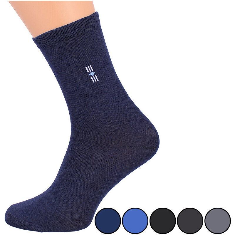 Pánske bavlnené ponožky mix 5párov ROTA 65296877