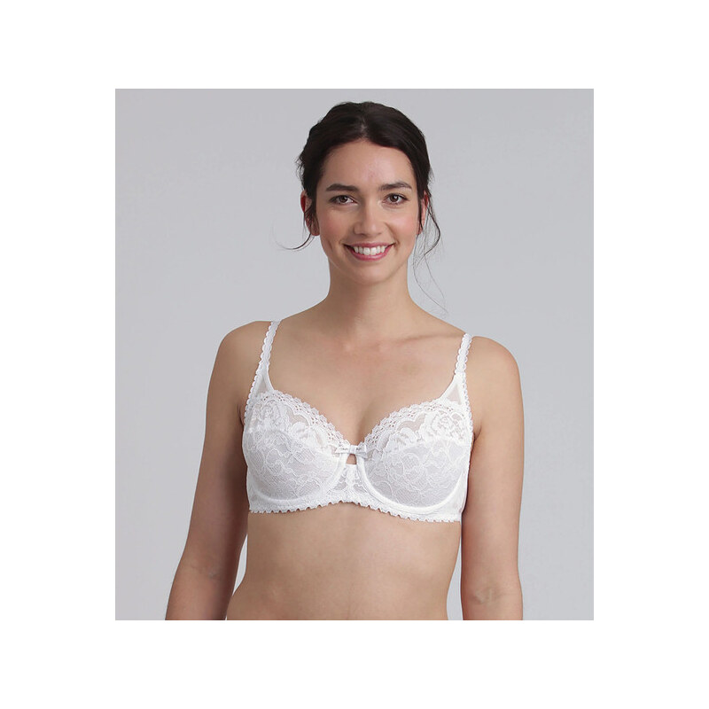 Dámska čipkovaná podprsenka s kosticami PLAYTEX UNDERWIRE BALCONETTE 65447606