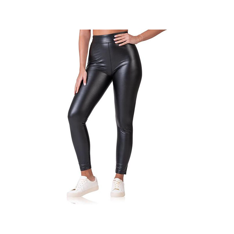 Dámske kožené legíny RELAX & GO LEATHEROPTIC LEGGINGS - BELLINDA - 65449494