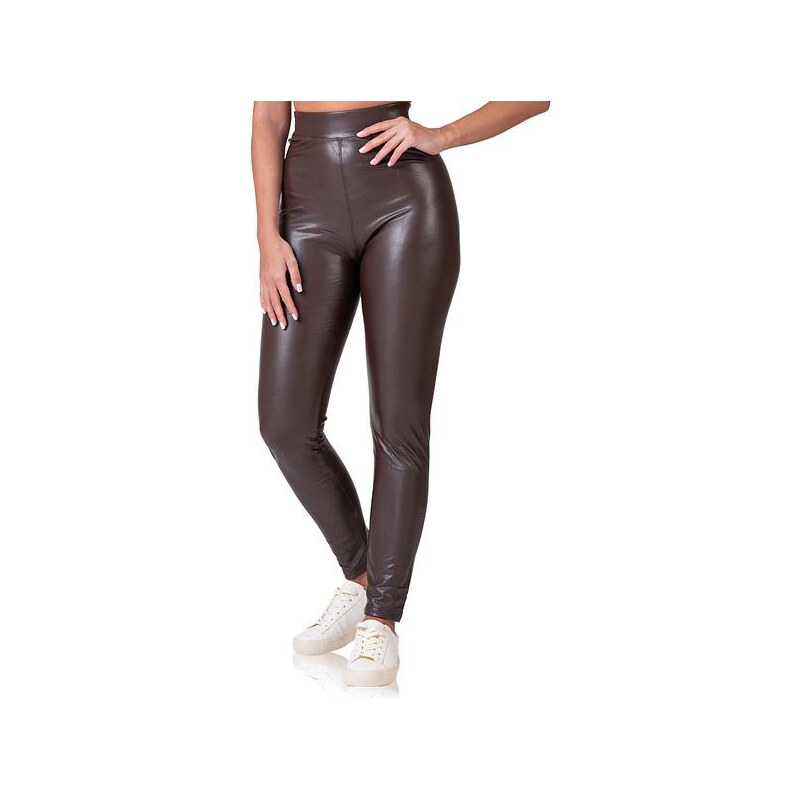 Dámske kožené legíny RELAX & GO LEATHEROPTIC LEGGINGS - BELLINDA - 65449495
