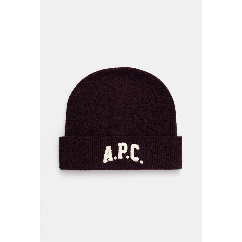 Vlnená čiapka A.P.C. bonnet axel 65296403