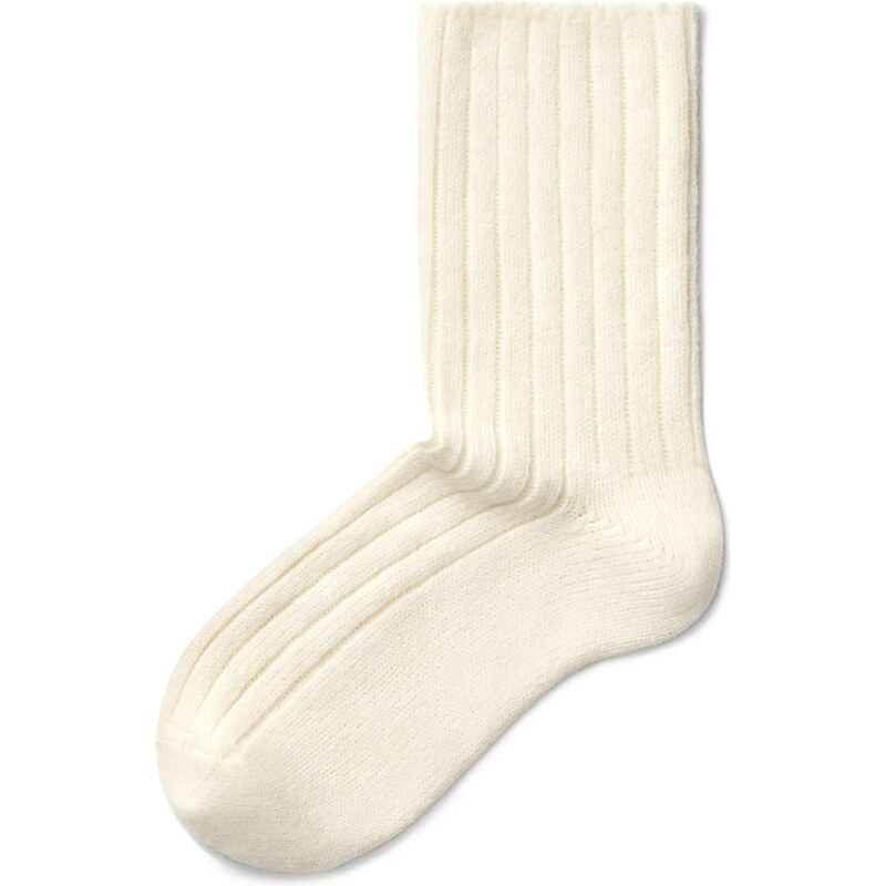 Vlnka Ovčie ponožky Merino so zdravotným lemom biela 47377074