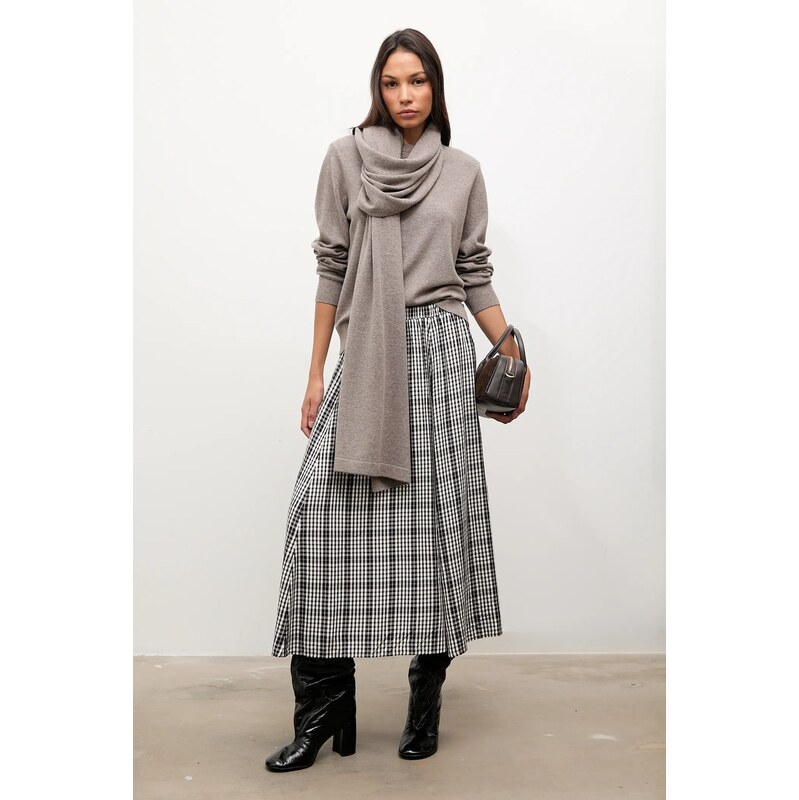 Sveter z merino vlny so šálom Answear.LAB 65297103