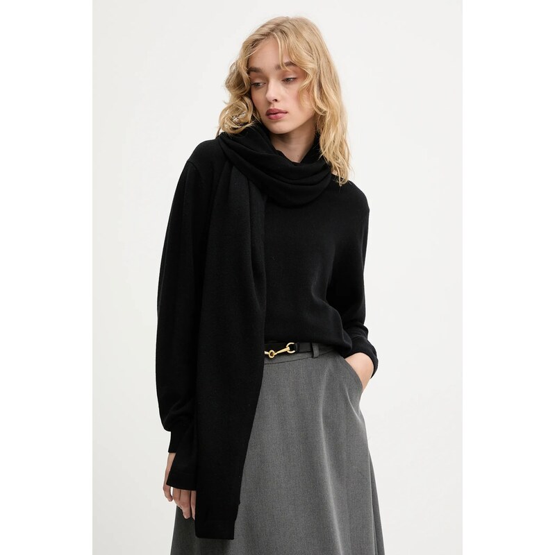 Sveter z merino vlny so šálom Answear.LAB 65297121