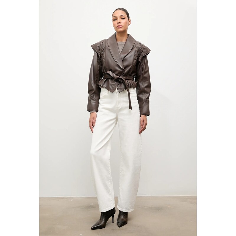 Kožená bunda Answear.LAB 65297138