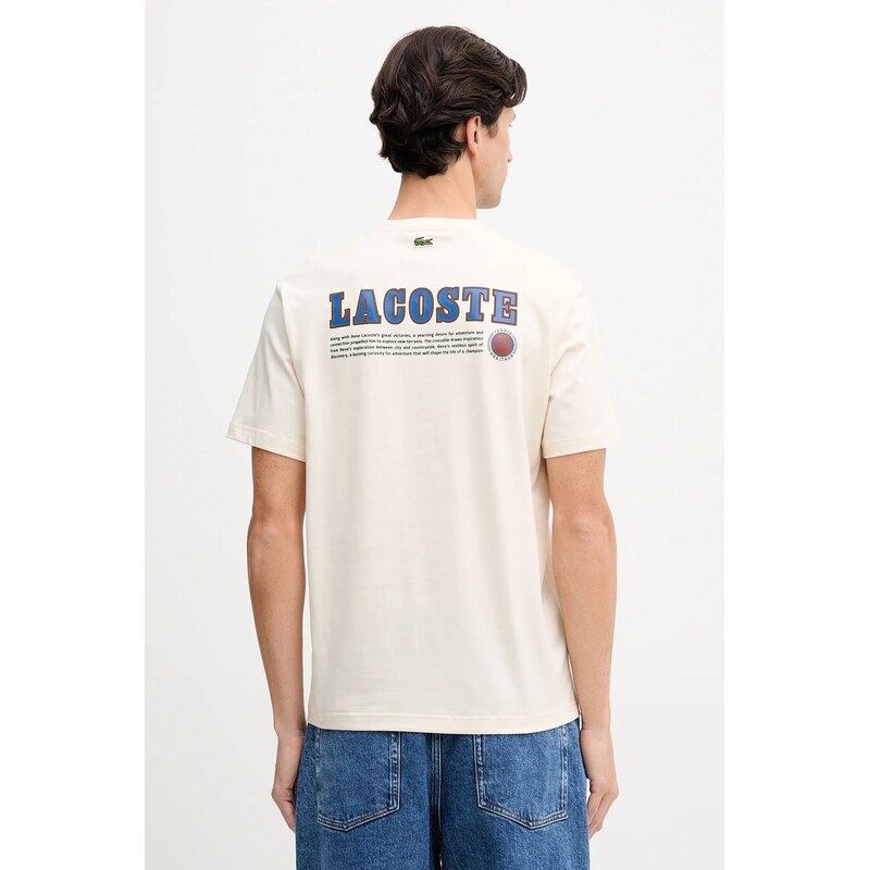 Bavlnené tričko Lacoste 65297378
