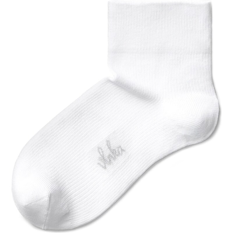 Vlnka Bavlnené kompresné ponožky biela 65063405